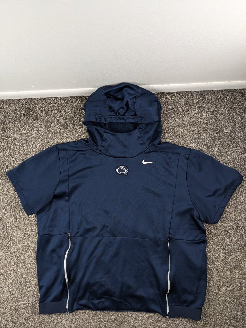 Penn State Nittany Lions Hoodie Sweatshirt Nike Short Sleeve Team Issue? Mens XL